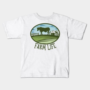 Farm Life Kids T-Shirt